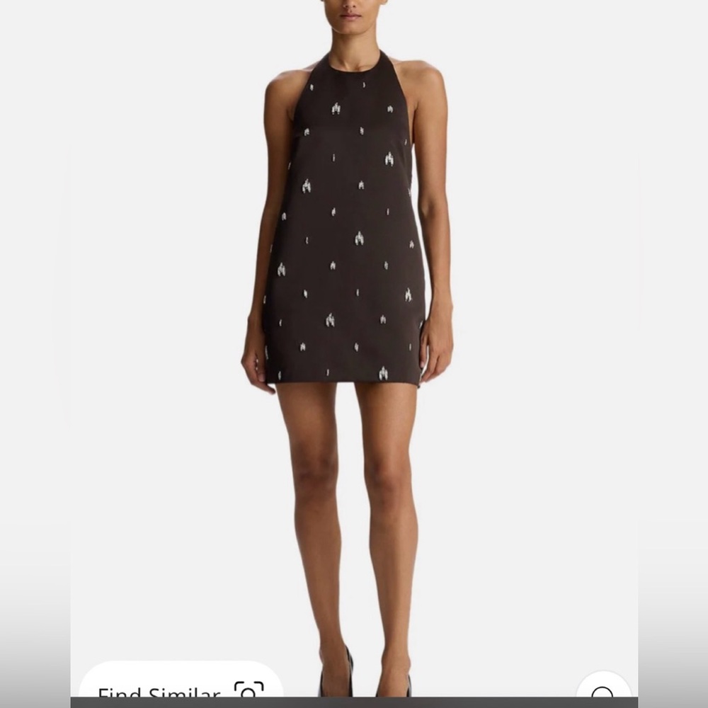 A.L.C. Sophia Mini Dress in Ganache